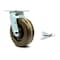 Service Caster 6 Inch High Temp Phenolic Swivel Caster with Roller Bearing and Swivel Lock SCC SCC-30CS620-PHRHT-BSL - alternate 1